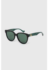 Gucci okulary przeciwsłoneczne damskie kolor zielony. Kolor: zielony #6