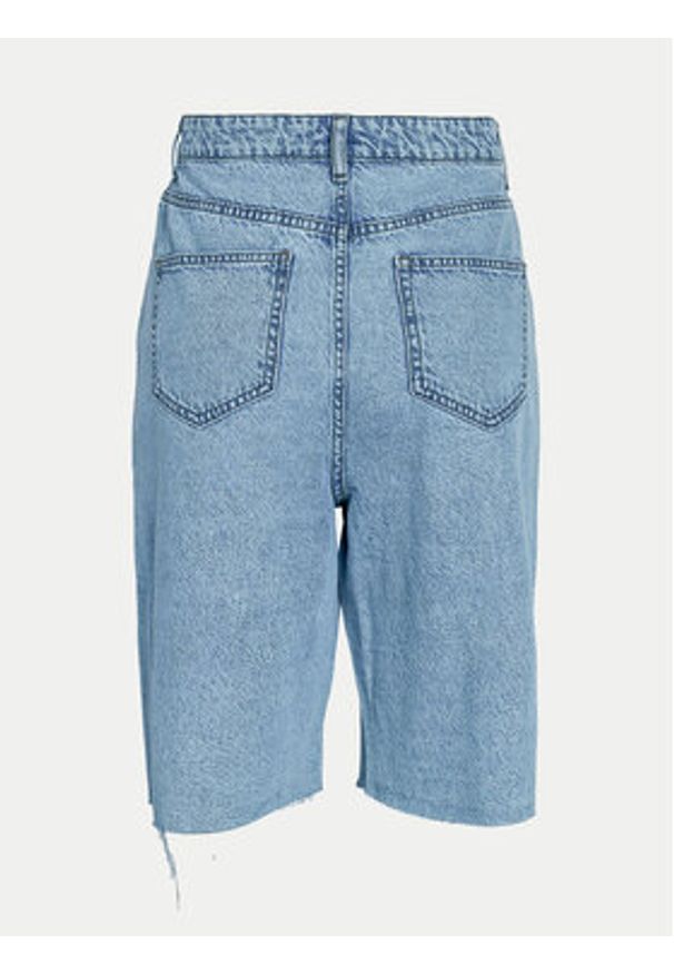 Noisy may - Noisy May Szorty jeansowe Jytte 27030816 Niebieski Straight Fit. Kolor: niebieski. Materiał: bawełna