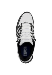 Buty do chodzenia męskie K-Swiss Rinzler. Zapięcie: sznurówki. Kolor: biały. Materiał: guma, tkanina, skóra. Szerokość cholewki: normalna. Sport: turystyka piesza