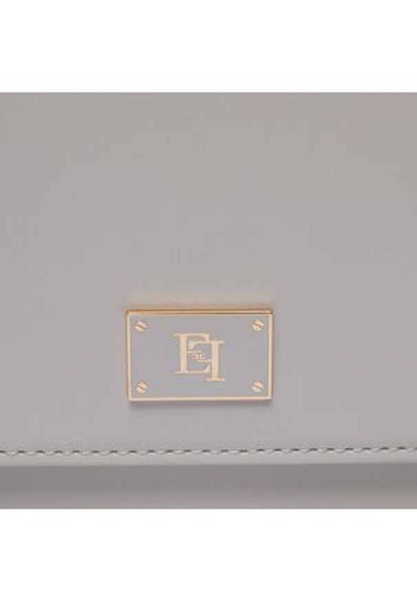 Elisabetta Franchi Torebka BS-10A-41E2-V260 Szary. Kolor: szary. Materiał: skórzane