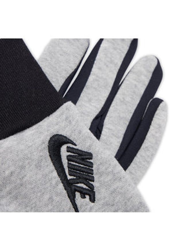 Nike Rękawiczki Damskie N1004361 Szary. Kolor: szary. Materiał: bawełna, materiał