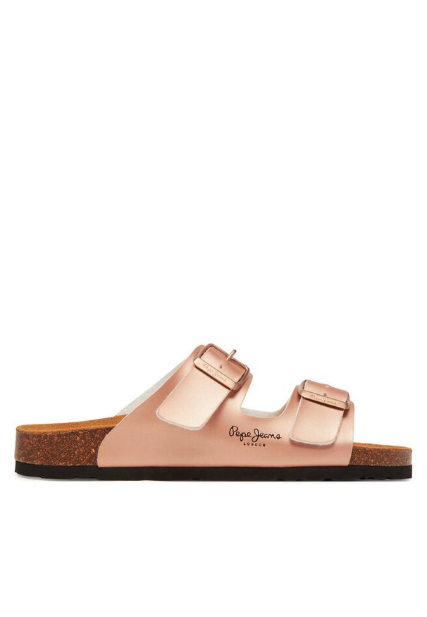 Klapki Pepe Jeans. Kolor: złoty