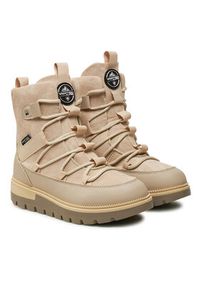 Vertigo Alpes Śniegowce Uate W Écru. Materiał: skóra #5