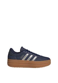 Adidas - Buty VL Court Bold. Kolor: fioletowy, szary, niebieski, wielokolorowy. Sport: turystyka piesza