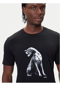 Hugo - HUGO T-Shirt Didug 50548557 Czarny Regular Fit. Kolor: czarny. Materiał: bawełna #3