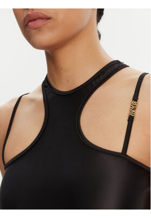 Versace Jeans Couture Body 78HAM210 Czarny Slim Fit. Kolor: czarny. Materiał: syntetyk