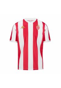Kappa - Koszulka dla dzieci AS Monaco 5th 2024/25. Kolor: czerwony, biały, wielokolorowy. Sport: piłka nożna