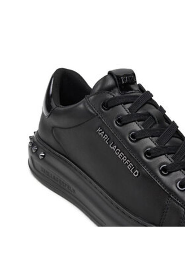 Karl Lagerfeld - KARL LAGERFELD Sneakersy KL52574A Czarny. Kolor: czarny. Materiał: skóra