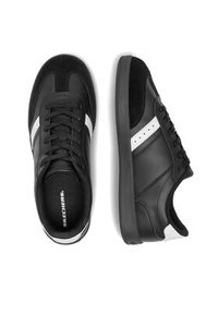 skechers - Skechers Sneakersy 405730L BKW Czarny. Kolor: czarny. Materiał: skóra