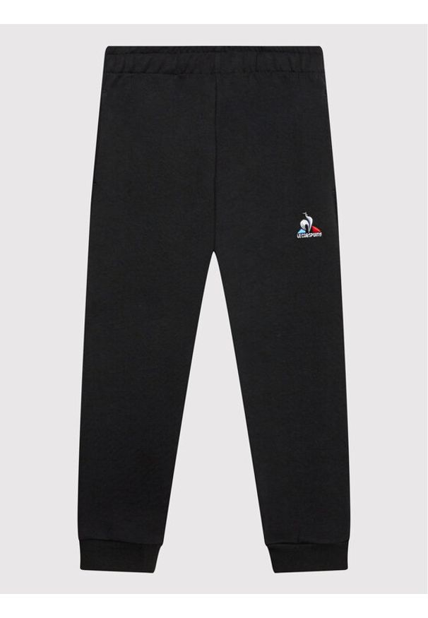 Le Coq Sportif Spodnie dresowe 2210490 Czarny Slim Fit. Kolor: czarny. Materiał: bawełna
