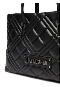 Love Moschino - LOVE MOSCHINO Torebka JC4373PP0LLA000A Czarny. Kolor: czarny. Materiał: skórzane #5