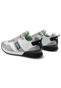 Big-Star - Białe Sneakersy Big Star Damskie Modne Półbuty. Okazja: na co dzień. Kolor: biały. Materiał: syntetyk, materiał. Szerokość cholewki: normalna #8