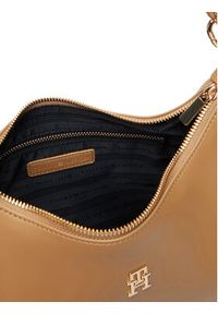 TOMMY HILFIGER - Tommy Hilfiger Torebka Th Essential Shoulder Bag AW0AW18373 Brązowy. Kolor: brązowy. Materiał: skórzane #6