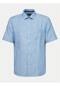 Pierre Cardin Koszula C5 45013.0284 Niebieski Regular Fit. Kolor: niebieski. Materiał: len