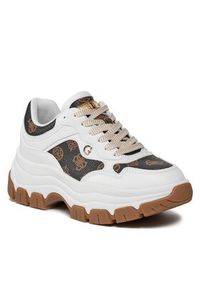 Guess Sneakersy Brecky3 FLPBR3 FAL12 Biały. Kolor: biały. Materiał: skóra #6