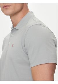 Napapijri Polo Ealis NP0A4H8B Szary Regular Fit. Typ kołnierza: polo. Kolor: szary. Materiał: bawełna #2