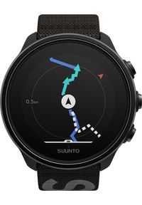 SUUNTO - Zegarek sportowy Suunto 9 Peak Czarny (SS050889000). Kolor: czarny. Styl: sportowy