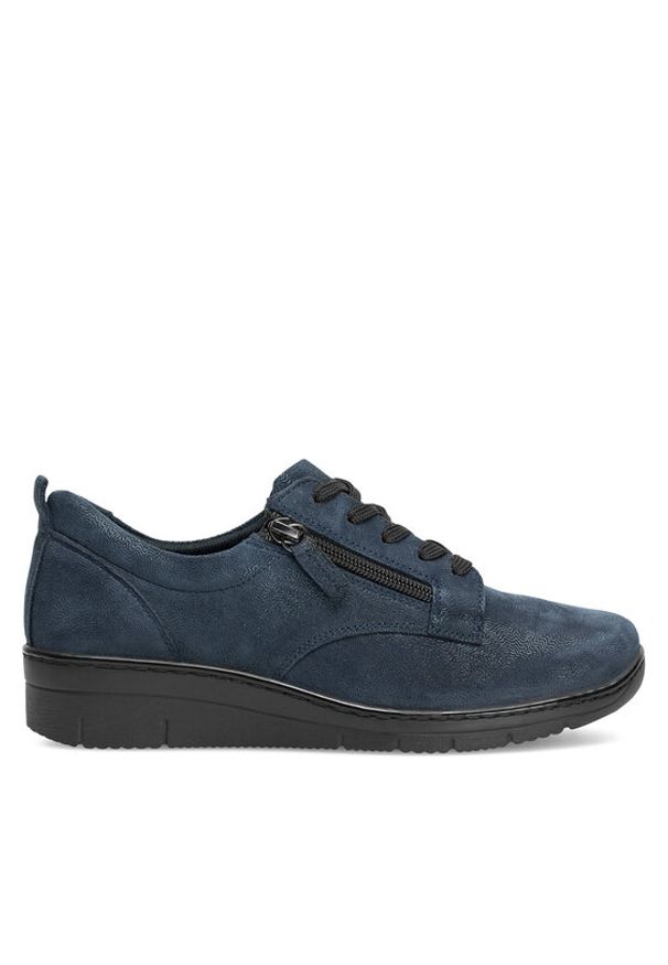 Go Soft Półbuty WI23-REBECA-21 Granatowy. Kolor: niebieski. Materiał: zamsz, skóra