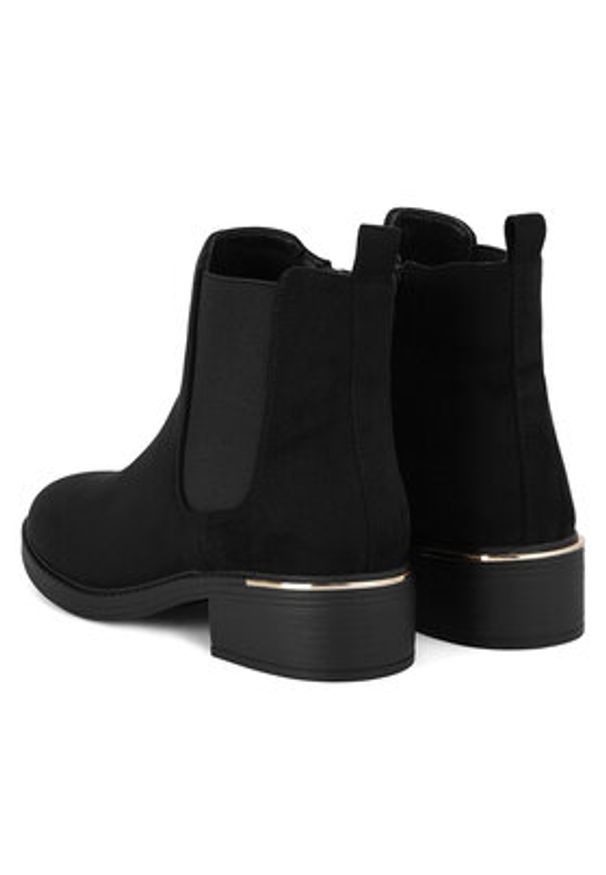 Clara Barson Botki WFA2800-1 Czarny. Kolor: czarny. Materiał: materiał