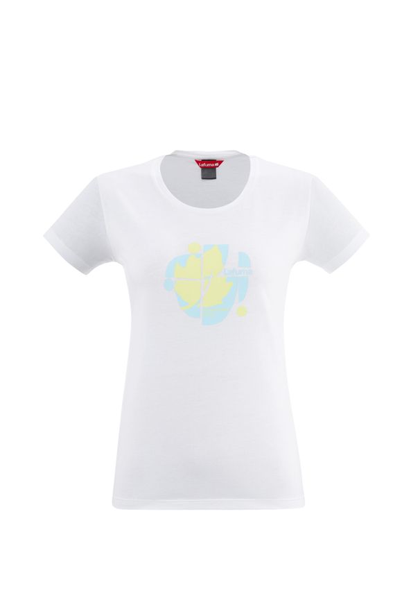 LAFUMA - Koszulka damska Lafuma Pearl. Kolor: biały. Materiał: poliester, bawełna. Sport: turystyka piesza