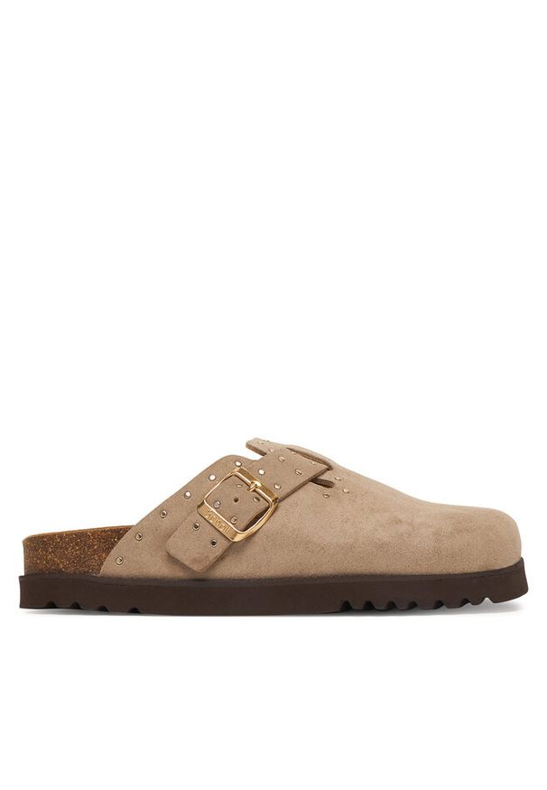Klapki Scholl. Kolor: beżowy