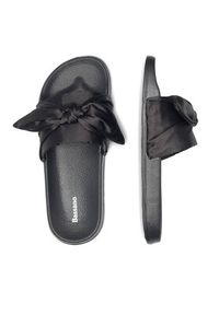 Bassano Klapki P3010523 Czarny. Kolor: czarny. Materiał: materiał #3