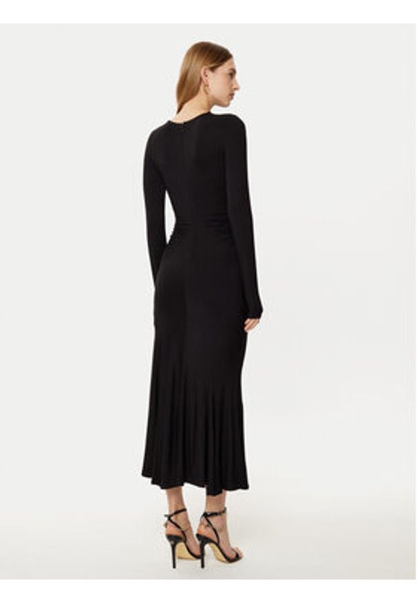 Guess Sukienka codzienna W5RK1K KC1J2 Czarny Bodycon Fit. Okazja: na co dzień. Kolor: czarny. Materiał: wiskoza. Typ sukienki: bodycon, proste. Styl: casual