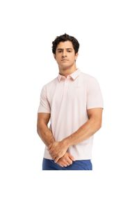 SIROKO - Męska tenisowa koszulka polo pique Siroko Slice Pink. Typ kołnierza: polo. Kolor: różowy. Długość rękawa: krótki rękaw. Długość: krótkie. Sport: tenis #1