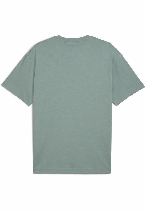 Puma - Koszulka unisex Essentials Elevated PUMA Green Moon. Kolor: zielony. Materiał: materiał