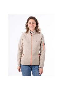 Damski polar Aulp Rikka. Kolor: beżowy. Materiał: polar. Sport: turystyka piesza #1