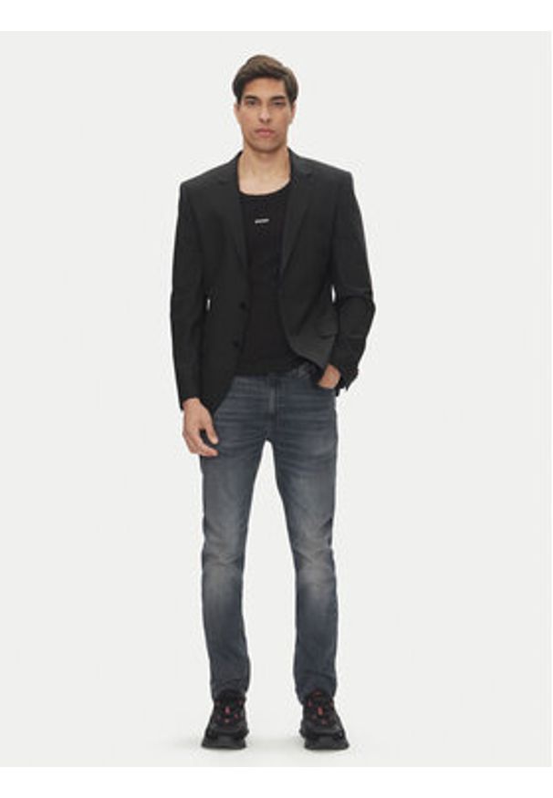 Hugo - HUGO Jeansy 50542675 Szary Extra Slim Fit. Kolor: szary