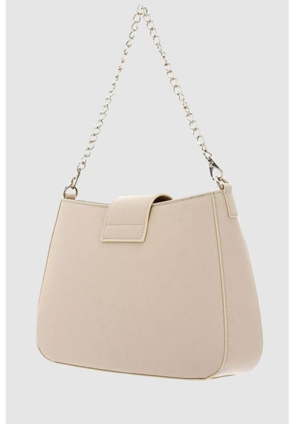 Valentino by Mario Valentino - VALENTINO Kremowa listonoszka Divina SA. Kolor: beżowy. Wzór: paski