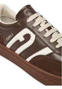 Furla Sneakersy Allegra Lace-Up YM52ALG BX4690 BD 5297S Brązowy ciemny. Kolor: brązowy. Materiał: skóra #2