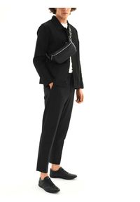 Kazar - Czarna nerka męska. Kolor: czarny. Materiał: skóra #3