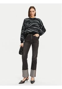 Desigual Sweter Winnipeg 24WWJF20 Czarny Regular Fit. Kolor: czarny. Materiał: syntetyk #4