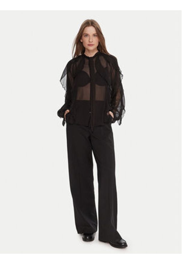only - ONLY Koszula Taryn 15360696 Czarny Regular Fit. Kolor: czarny. Materiał: syntetyk