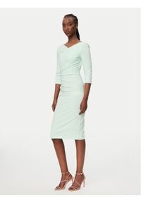 Rinascimento Sukienka koktajlowa CFC0127699003 Zielony Slim Fit. Kolor: zielony. Materiał: syntetyk. Styl: wizytowy #1