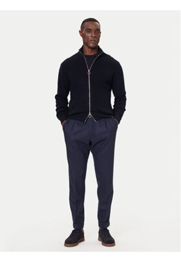 PAUL & SHARK - Paul&Shark Spodnie materiałowe 15314077 Granatowy Regular Fit. Kolor: niebieski. Materiał: syntetyk