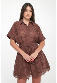 Ermanno Firenze - Sukienka ażurowa ERMANNO FIRENZE. Wzór: ażurowy #2