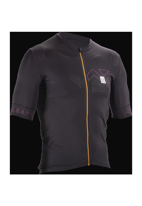 LEATT - Koszulka rowerowa męska Leatt Jersey MTB Endurance 5.0. Kolor: czarny. Materiał: jersey