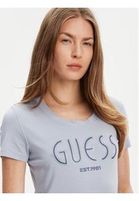 Guess T-Shirt W5YI05 J1314 Niebieski Regular Fit. Kolor: niebieski. Materiał: bawełna #3