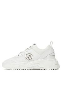 Philipp Plein - PHILIPP PLEIN Sneakersy Predator SADS USC0569 PTE003N Biały. Kolor: biały. Materiał: materiał #6