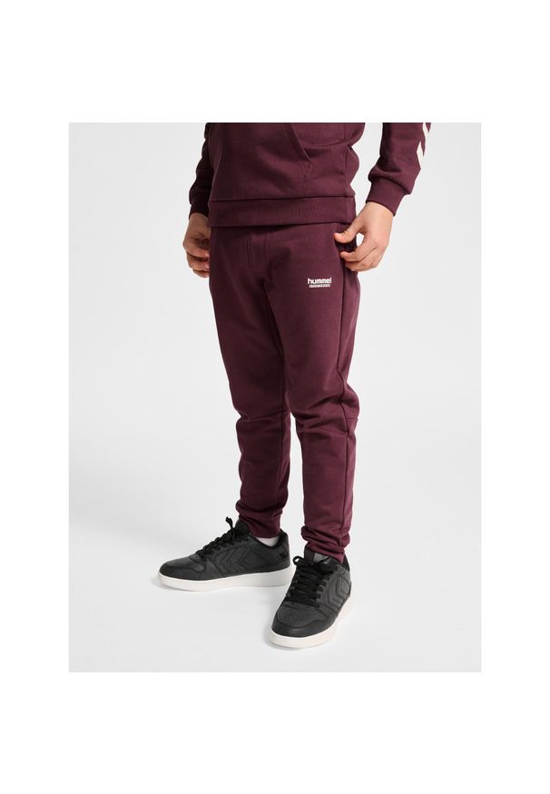 Spodnie dziecięce Hummel. Kolor: wielokolorowy, czerwony, różowy. Sport: joga i pilates