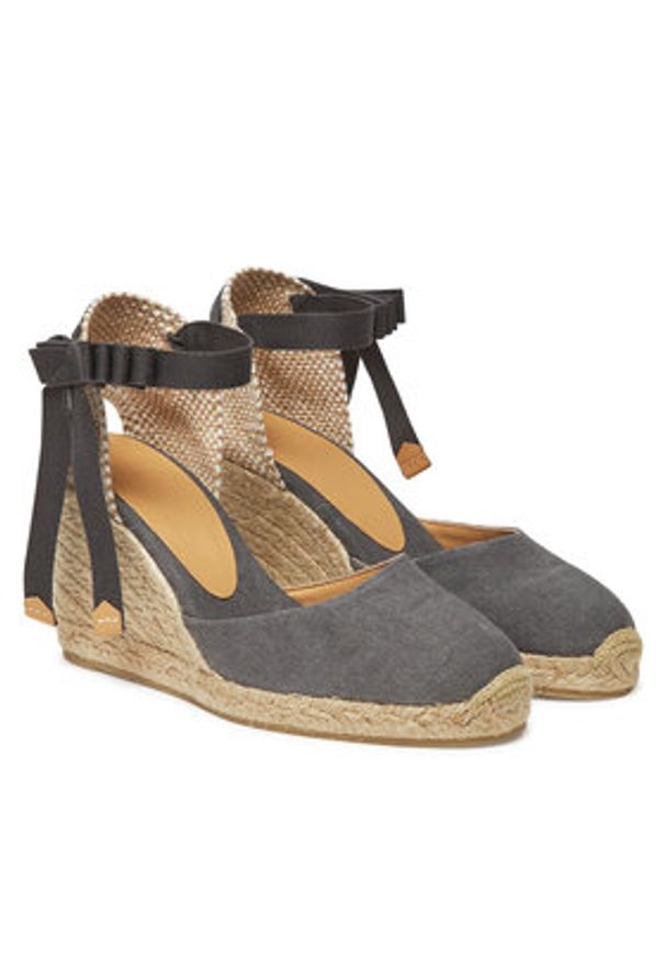 Castañer Espadryle Carina/8/002 021642 Szary. Kolor: szary. Materiał: materiał
