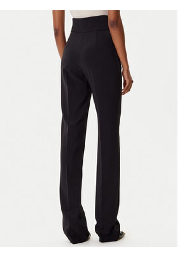 Elisabetta Franchi Spodnie materiałowe PA-113-56E2-V340 Czarny Regular Fit. Kolor: czarny. Materiał: bawełna