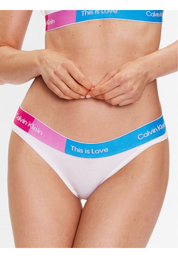 Calvin Klein Underwear Figi klasyczne 000QF7256E Biały. Kolor: biały. Materiał: bawełna