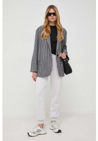 Trussardi Jeans - Trussardi torebka kolor czarny. Kolor: czarny #6