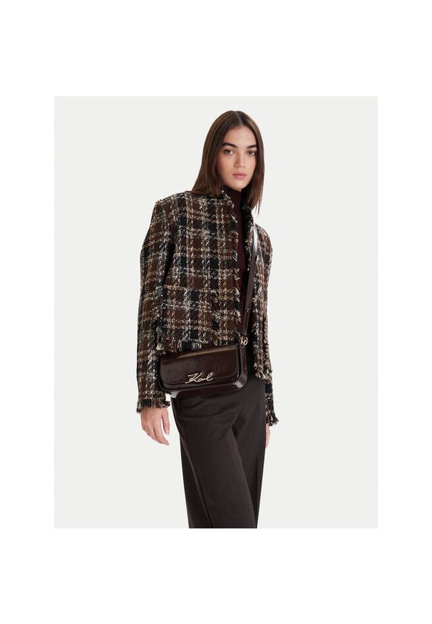 Karl Lagerfeld - Torebka KARL LAGERFELD. Kolor: brązowy