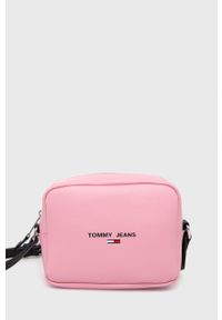 Tommy Jeans torebka kolor różowy. Kolor: różowy. Rodzaj torebki: na ramię