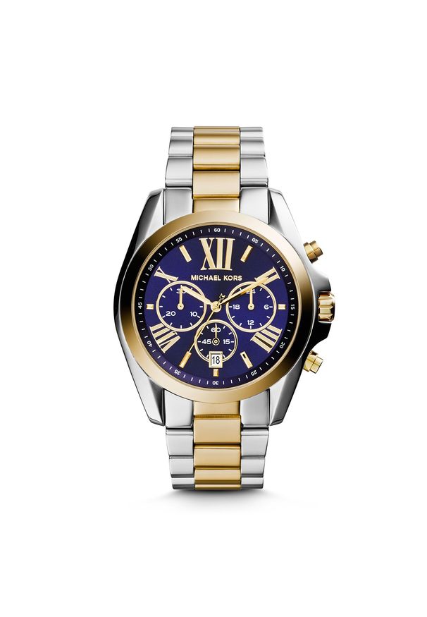 Zegarek Michael Kors - Bradshaw MK5976 Gold/Silver/Gold. Kolor: wielokolorowy, złoty, srebrny. Styl: casual, klasyczny